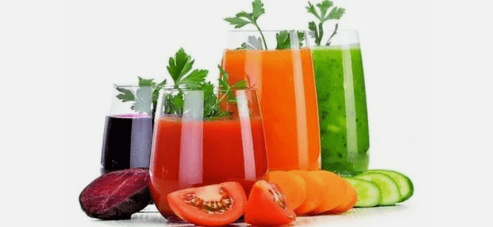 Japanese vegetable diet juices and fruit