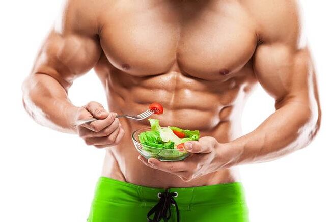 Bodybuilders lose weight by maintaining muscle mass on a low-carb diet