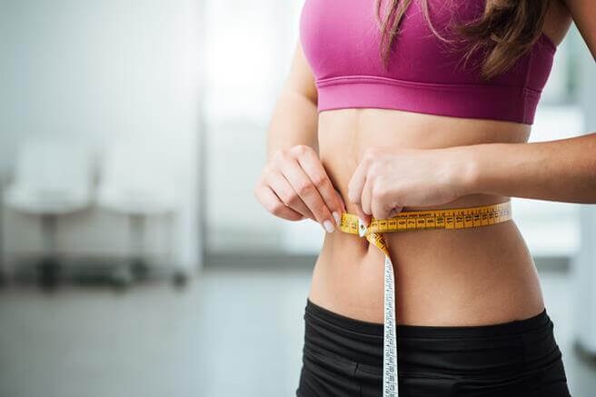 The result of weight loss on a low carb diet, which can be maintained through a gradual exit